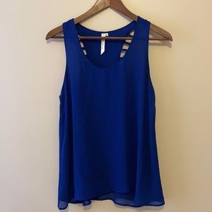 Blue tank top